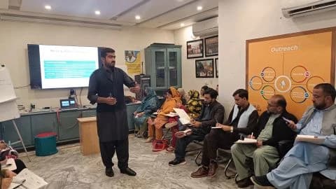 Faiz delivering governance and fundamental rights training